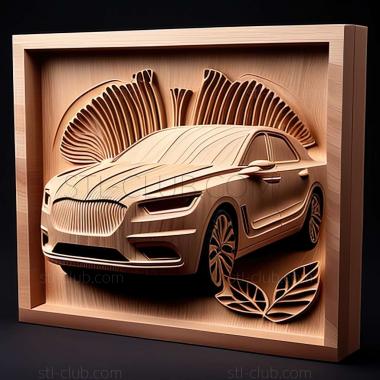 3D модель Lincoln MKZ (STL)